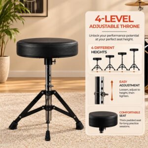 ARCTIC COSMOS 22" 5 Piece Acoustic Drum Kit- Multi Colour
