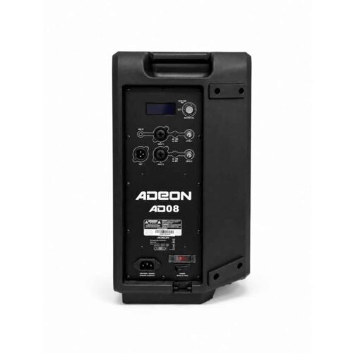 Adeon AD08 1400-Watts 8-inch Professional Powered Speaker with DSP Setting Adeon AD08 1400-Watts 8-inch Professional Powered Speaker with DSP Setting