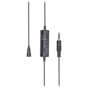 Audio-Technica ATR3350XiS Omnidirectional Condenser Lavalier Microphone for Smartphones