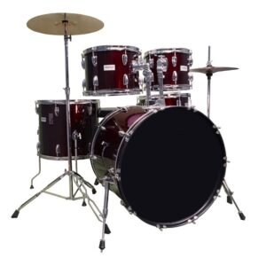 Avus AX100 5-Piece Acoustic Drum Set With Hardware And Cymbals