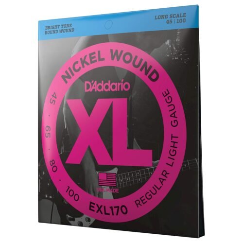 Daddario EXL170 Nickel Wound Bass Guitar String 45-100 Long Scale