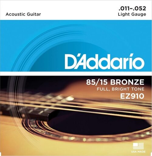 EZ910 Acoustic Guitar Strings, Pack of 2