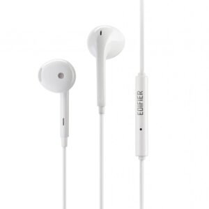 Edifier P180 Plus Wired in Ear Earbuds with Mic (White)