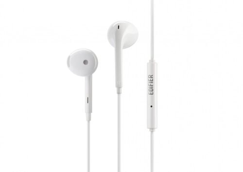 Edifier P180 Plus Wired in Ear Earbuds with Mic (White)