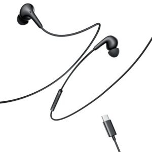 Edifier P230 USB-C Wired Earphones – Hi-Res Audio, IP54 – Black