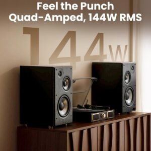 Edifier R2750DB MKII 144W 3-Way Powered Bookshelf Speakers – Black Edifier R2750DB MKII 144W 3-Way Powered Bookshelf Speakers – Black