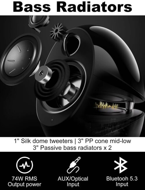 Edifier e25HD 74W 2.0 Bluetooth Multimedia Speakers – Red Edifier e25HD