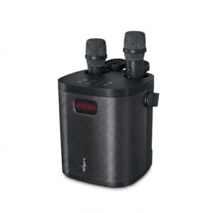 FINGERS 2Mic-GrooveBox-K30 Portable Speaker with 2 Wireless Mics