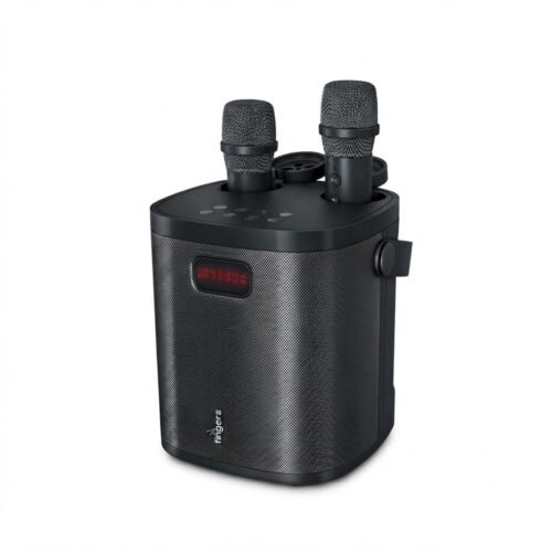 FINGERS 2Mic-GrooveBox-K30 Portable Speaker with 2 Wireless Mics