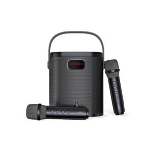 FINGERS 2Mic-GrooveBox-K30 Portable Speaker with 2 Wireless Mics