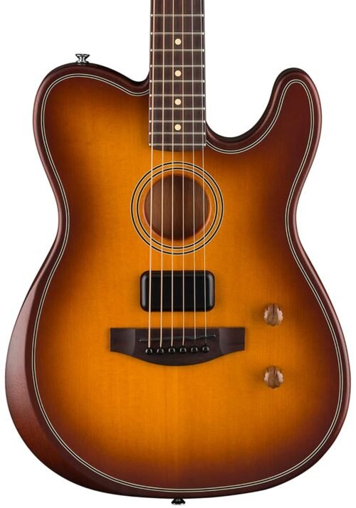 Fender Acoustasonic Standard Telecaster Acoustic-electric Guitar - Honey Burst