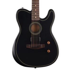 Fender Acoustasonic Standard Telecaster Electric Guitar 0973113506 - Black