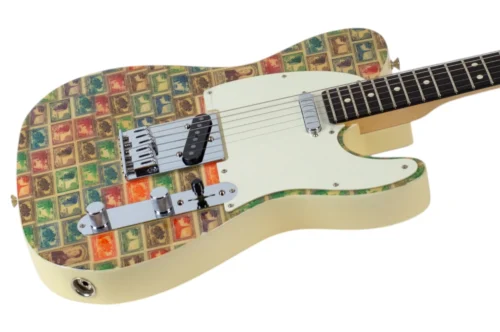 Fender Custom Shop World Stamp Collection Telecaster Electric Guitar -1508180801 Fender Custom Shop World Stamp Collection Telecaster Electric Guitar -1508180801