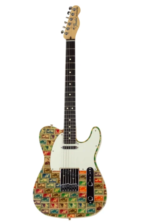 Fender Custom Shop World Stamp Collection Telecaster Electric Guitar -1508180801