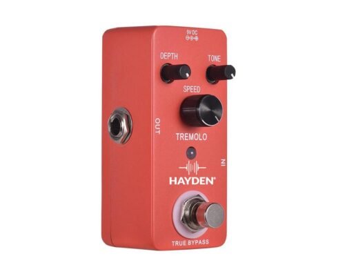 HAYDEN Classic Tremolo Guitar Effect Pedal with Depth, Tone, and Rate Controls (TREMOLO) HAYDEN Classic Tremolo Guitar Effect Pedal with Depth, Tone, and Rate Controls (TREMOLO)