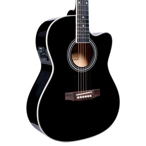 Havana HAC-39 EQ BK 39-inch Semi-Acoustic Guitar