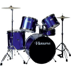 Havana HV-522 BL 5Pcs Acoustic Drum Kit - Blue