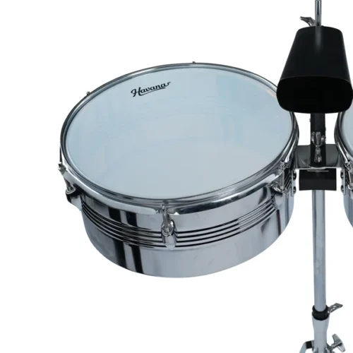 Havana TM-1314 Timbale with Stand and Cowbell Havana TM-1314 Timbale with Stand and Cowbell