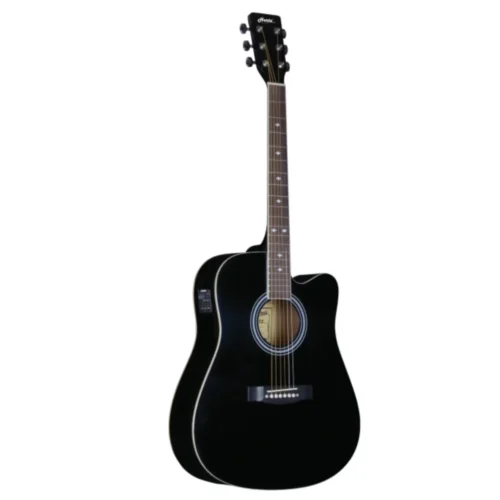 Hertz HZA-5900 6 String Electro Acoustic Guitar - Black