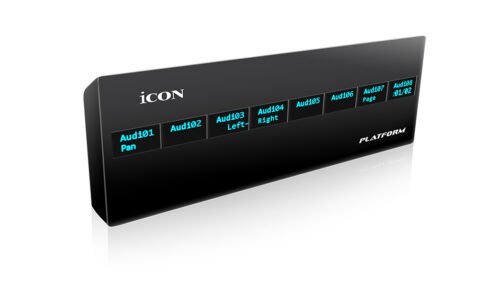 Icon Pro Audio Platform D3 displays for Platform Nano