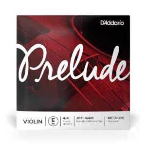 D'Addario J811 Prelude Medium Tension Violin 4/4 Scale Single E String J811 Prelude Medium Tension Violin 4-4 Scale Single E String