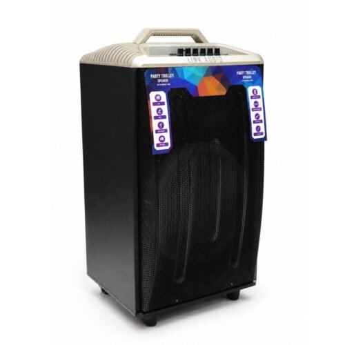 Link Audio Party Karaoke Speaker 1285 With Trolley Link Audio Party Karaoke Speaker 1285 With Trolley