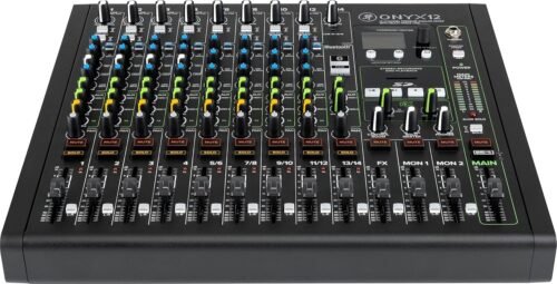 Mackie 12-Channel Premium Analog Mixer with Multi-Track USB. (Onyx12)