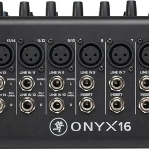 Mackie 16-Channel Premium Analog Audio Mixer with Multi-Track USB (Onyx16)