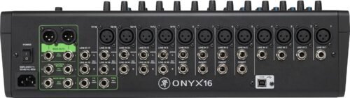 Mackie 16-Channel Premium Analog Audio Mixer with Multi-Track USB (Onyx16)