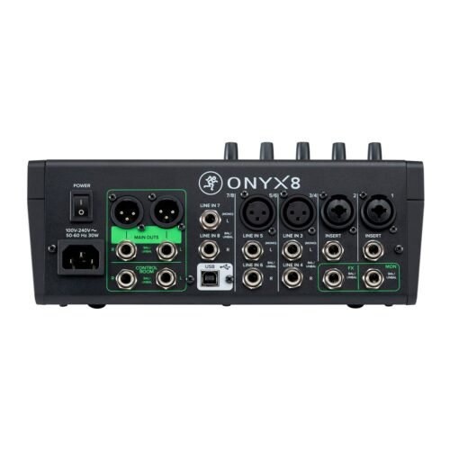 Mackie 8-Channel Premium Analog Mixer with Multi-Track USB (Onyx8). Mackie 8-Channel Premium Analog Mixer with Multi-Track USB (Onyx8).