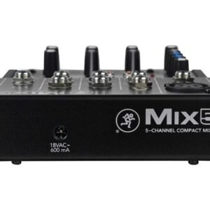 Mackie Mix 5 Compact 5 Channel Analog Audio Mixer Mackie Mix 5 Compact 5 Channel Analog Audio Mixer