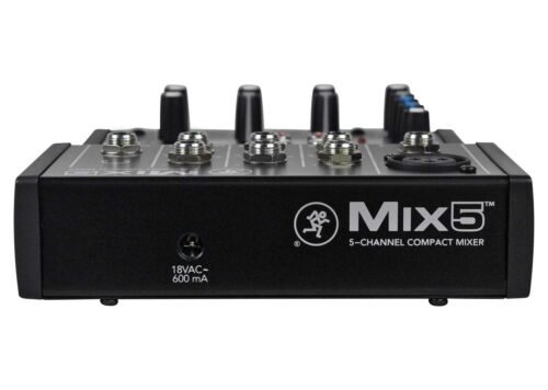 Mackie Mix 5 Compact 5 Channel Analog Audio Mixer Mackie Mix 5 Compact 5 Channel Analog Audio Mixer