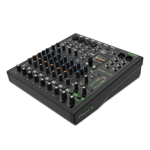 Mackie ProFX10 GO 10-Channel Battery Powered Analog Mixer