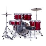 Mapex Comet 5-Pcs Hybrid Acoustic Drum Set CM5295FTCIR-SC Indigo Red With Cymbals 14-16-20 Mapex Comet 5-Pcs Hybrid Acoustic Drum Set CM5295FTCIR-SC Indigo Red With Cymbals 14-16-20