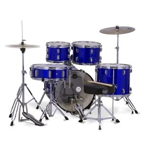 Mapex Comet 5-Pcs Hybrid Acoustic Drum Set CM5295FTCIB-SC Indigo Blue With Cymbals 14-16-20 Mapex Comet 5-Pcs Hybrid Acoustic Drum Set CM5295FTCIB-SC Indigo Blue With Cymbals 14-16-20