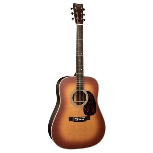 Martin D-28 Satin Amberburst Dreadnought Acoustic Guitar 10D28SATIN-Z-002 With Case