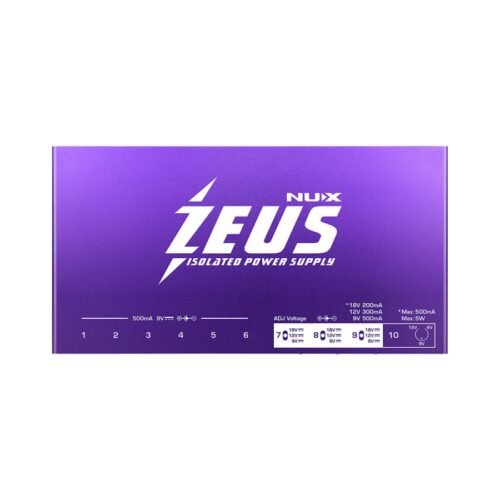 NUX NIP-Z10 Zeus Isolated Power Supply for Guitar Pedals