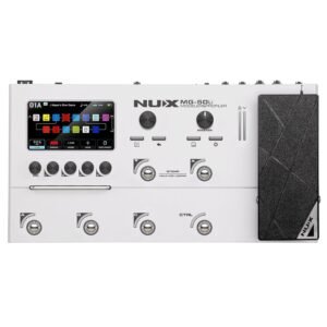 Nux MG-50Li Modeler & Guitar Multi Effects Processor - White