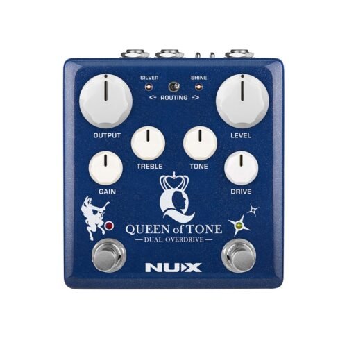 Nux Queen of Tone Dual Overdrive in a Stompbox NDO-6