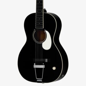 Orangewood Juniper Live Rubber Bridge Parlor Acoustic Guitar - Black 5 Orangewood Juniper Live Rubber Bridge Parlor Acoustic Guitar - Black