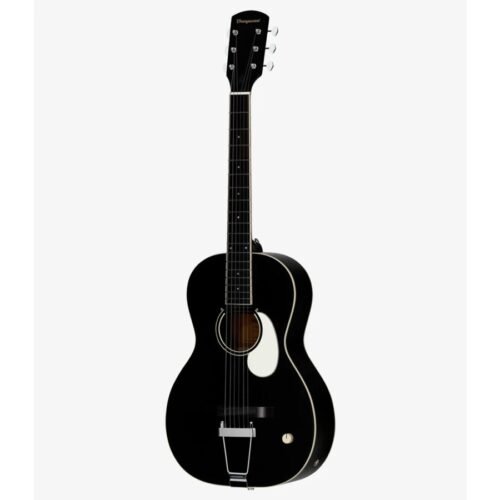 Orangewood Juniper Live Rubber Bridge Parlor Acoustic Guitar - Black Orangewood Juniper Live Rubber Bridge Parlor Acoustic Guitar - Black