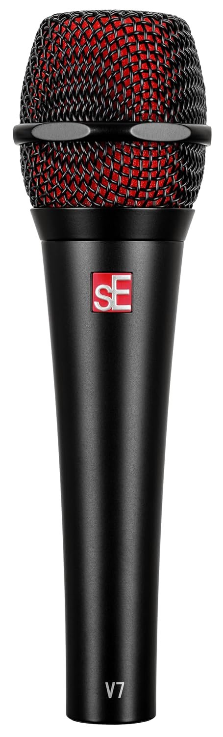 SE ELECTRONICS V7 Black Premium Dynamic Supercardioid Microphone