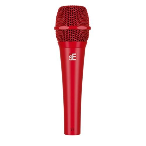 SE ELECTRONICS V7 Red Supercardioid Dynamic Handheld Vocal Microphone - Red