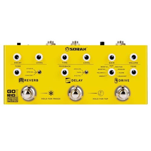 SORAN Go Rig I Multi Effects Pedal, Electric Guitar Multi-effects Stompbox