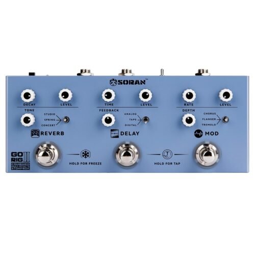 SORAN Go Rig II Multi Effects Pedal, Electric Guitar Stompbox