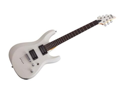 Schecter 432 C-6 Deluxe Solid-Body Electric Guitar, Satin White 2 Schecter 432 C-6 Deluxe Solid-Body Electric Guitar, Satin White