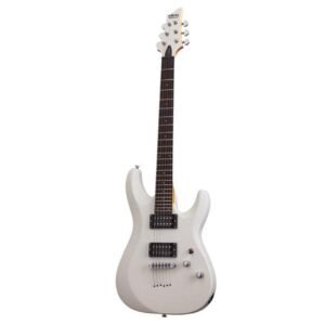 Schecter 432 C-6 Deluxe Solid-Body Electric Guitar, Satin White Schecter 432 C-6 Deluxe Solid-Body Electric Guitar, Satin White