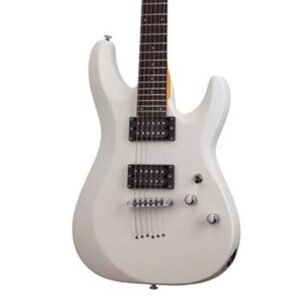 Schecter 432 C-6 Deluxe Solid-Body Electric Guitar, Satin White 4 Schecter 432 C-6 Deluxe Solid-Body Electric Guitar, Satin White