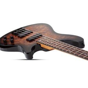 Schecter C-4 Standard 4-String Bass Guitar 3970 - Tobacco Burl