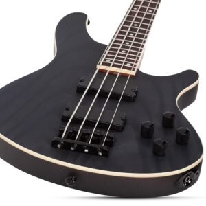 Schecter C-4 Standard 4-String Bass Guitar 3971 - Charcoal Satin 2 Schecter C-4 Standard 4-String Bass Guitar 3971 - Charcoal Satin